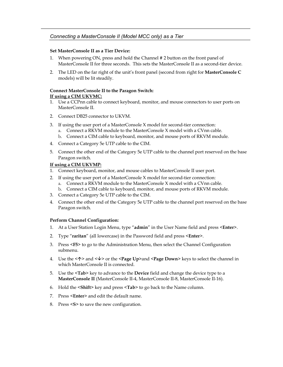 Raritan Computer Paragon switch User Manual | Page 41 / 117