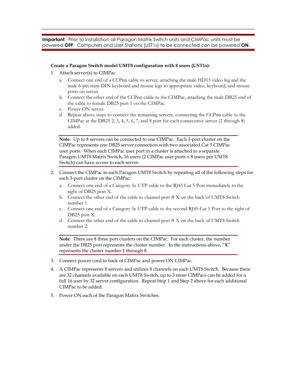 Raritan Computer Paragon switch User Manual | Page 49 / 117