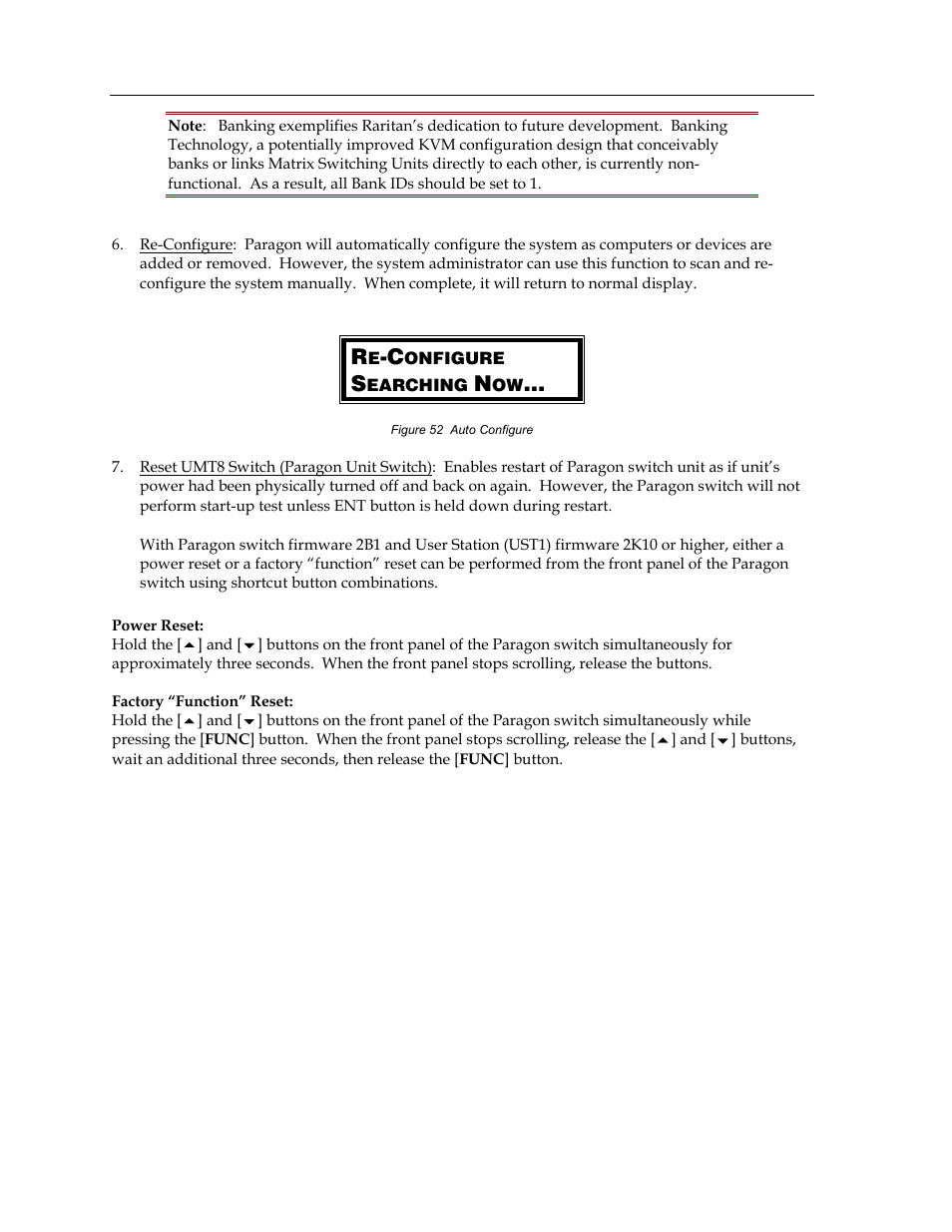 Raritan Computer Paragon switch User Manual | Page 68 / 117