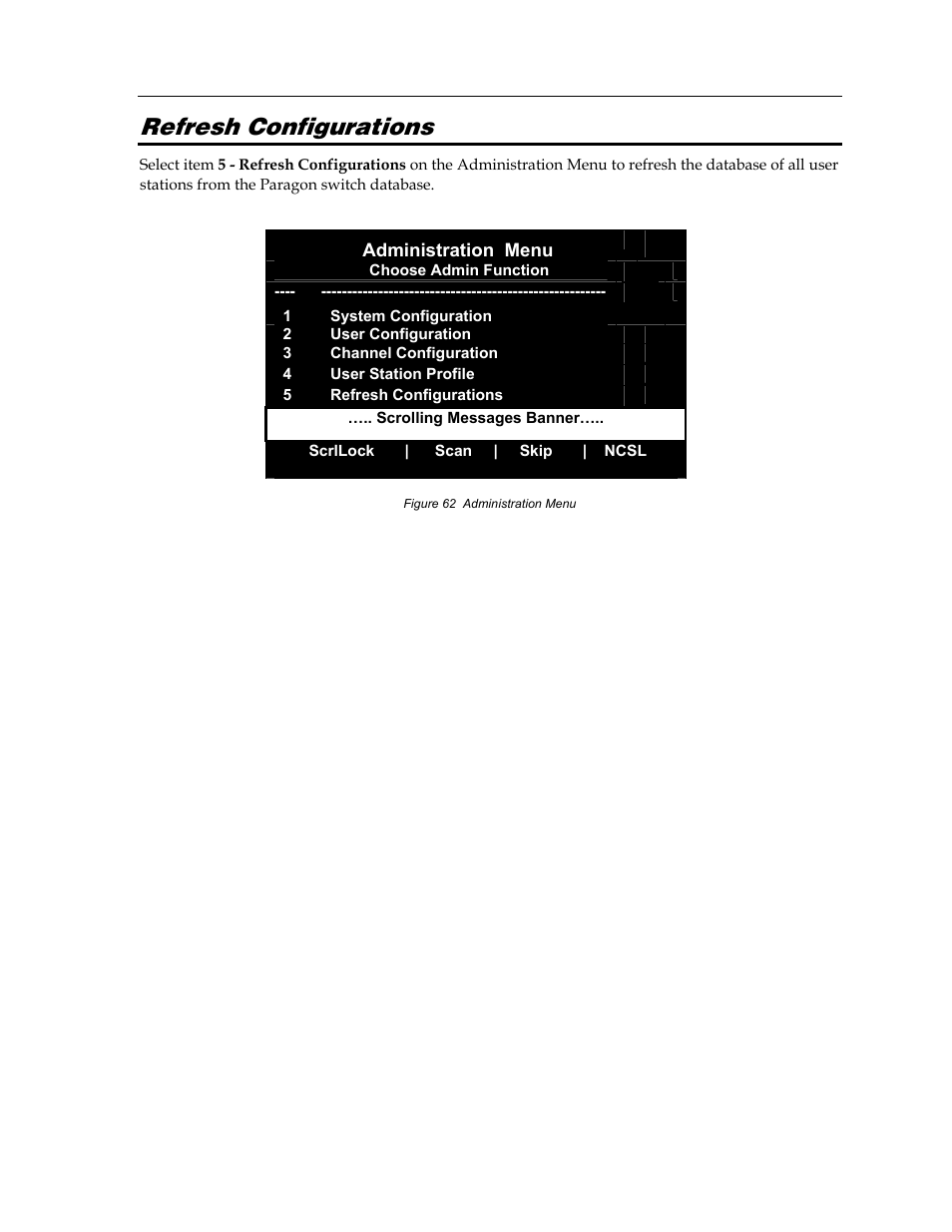 Refresh configurations | Raritan Computer Paragon switch User Manual | Page 79 / 117