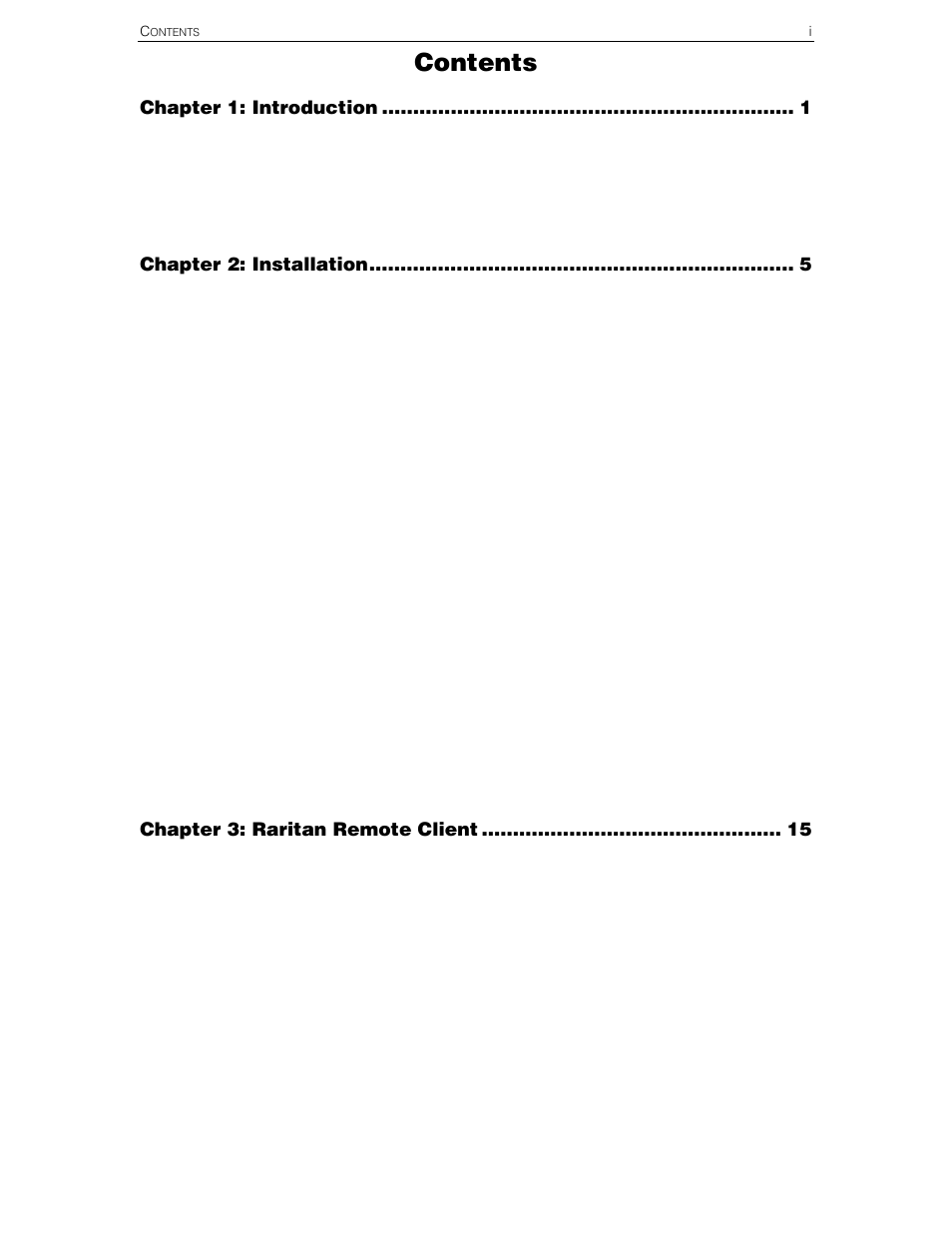 Raritan Computer IPR-TR364 User Manual | Page 5 / 84