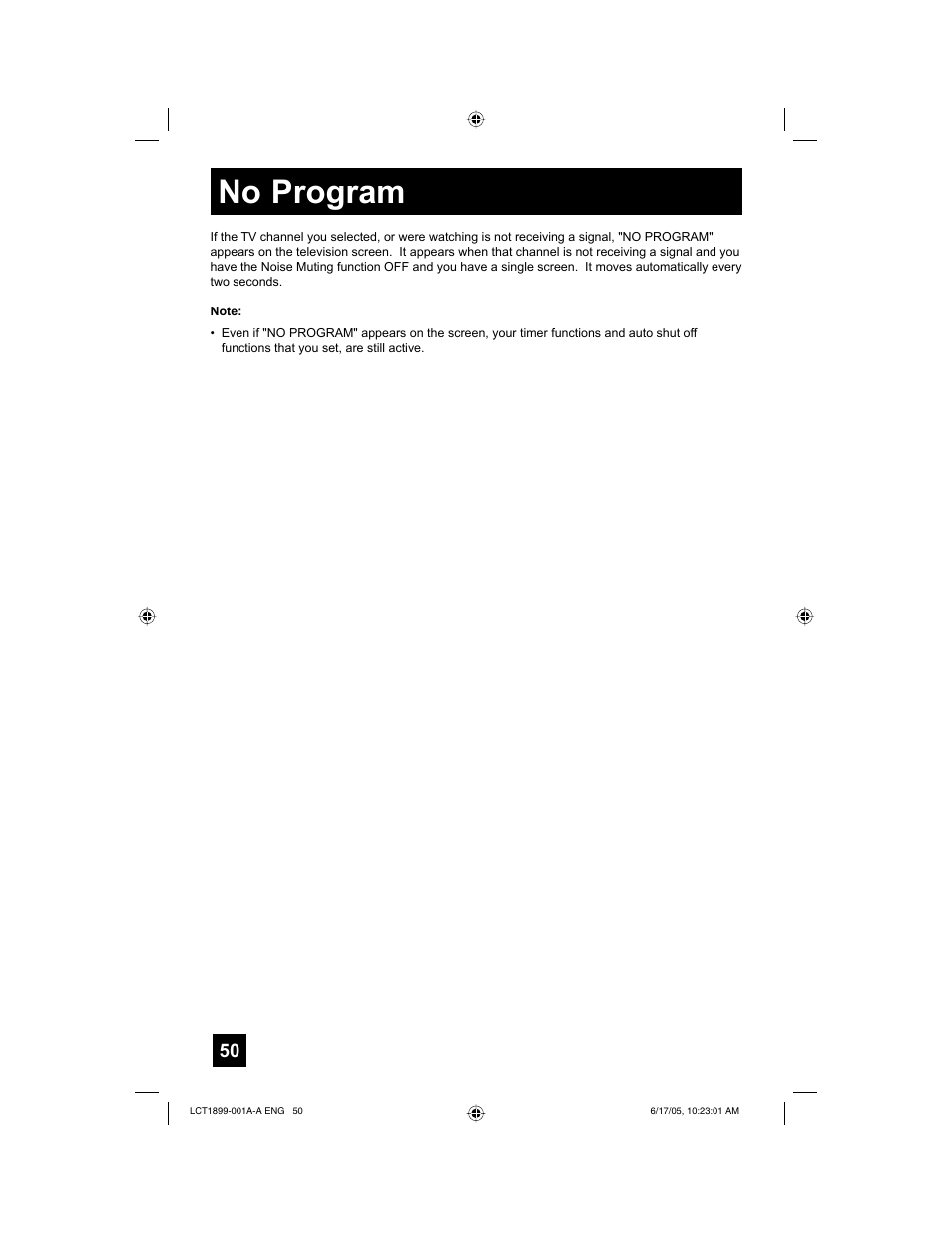 No program | Raritan Computer LT-32X506 User Manual | Page 50 / 56