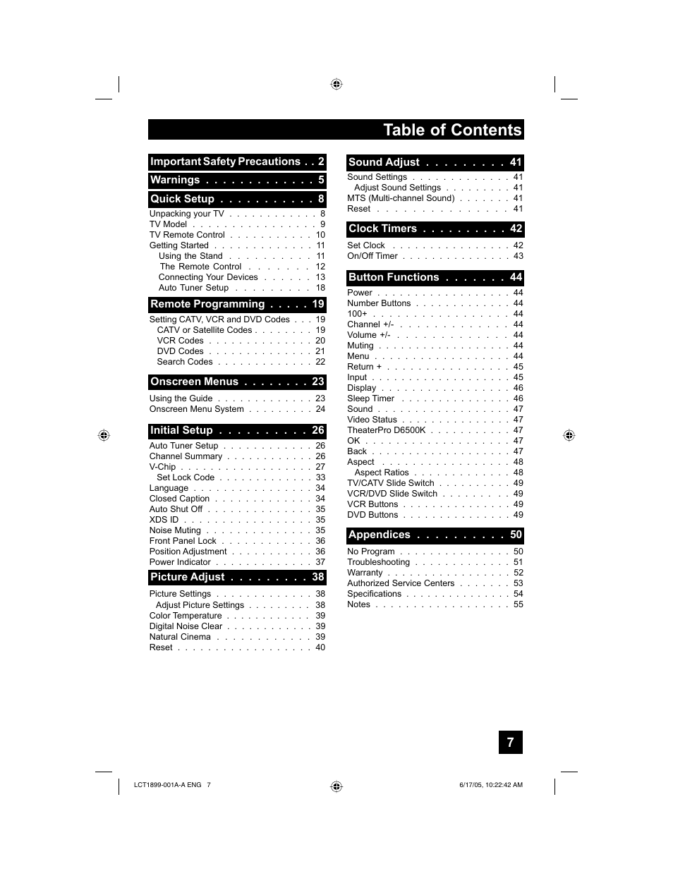 Raritan Computer LT-32X506 User Manual | Page 7 / 56
