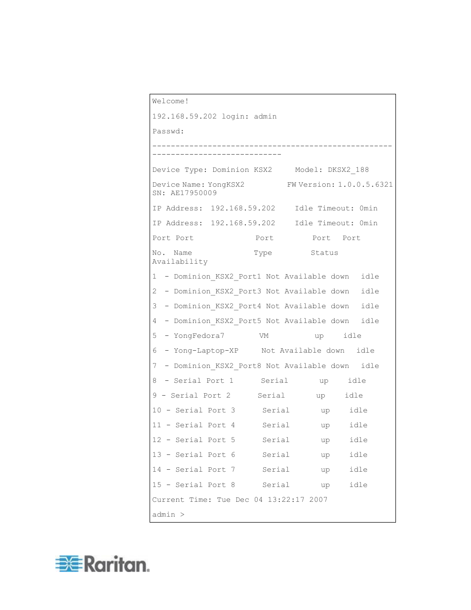 Raritan Computer DOMINION KSX II User Manual | Page 241 / 362