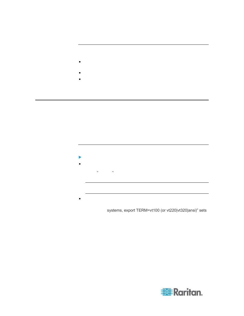 Target connections and the cli | Raritan Computer DOMINION KSX II User Manual | Page 246 / 362