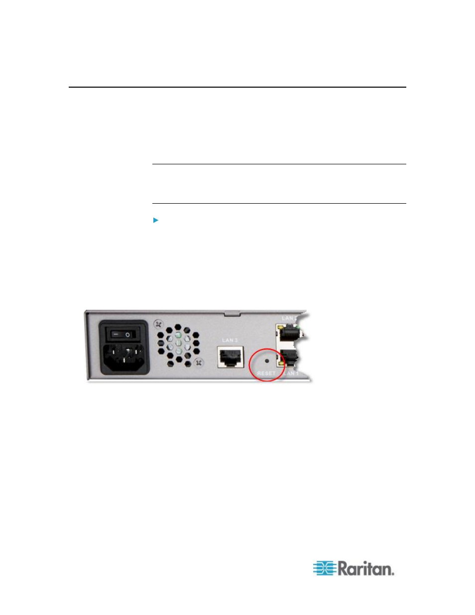 Resetting the ksx ii using the reset button | Raritan Computer DOMINION KSX II User Manual | Page 266 / 362