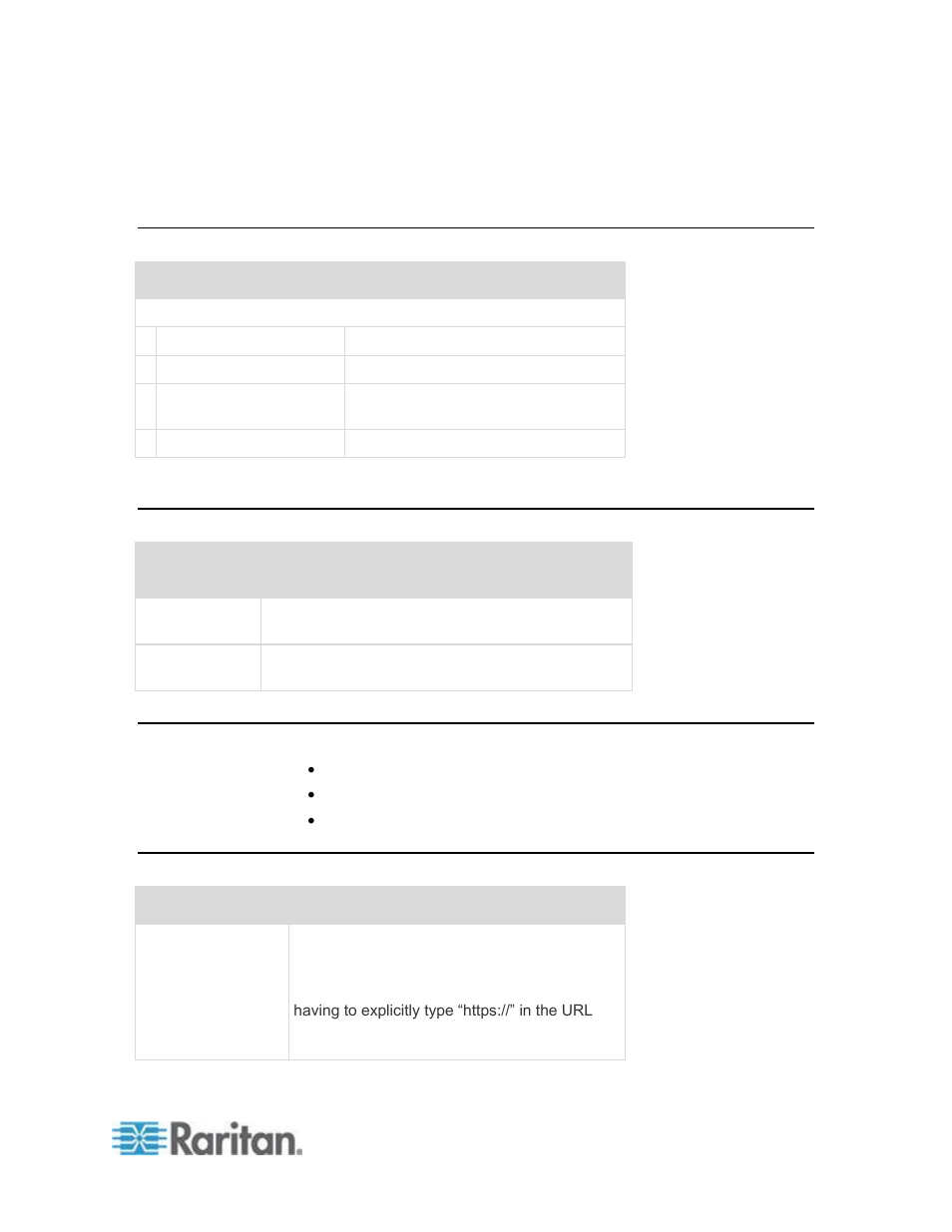 Electrical specifications, Remote connection, Kvm properties | Ports used | Raritan Computer DOMINION KSX II User Manual | Page 297 / 362
