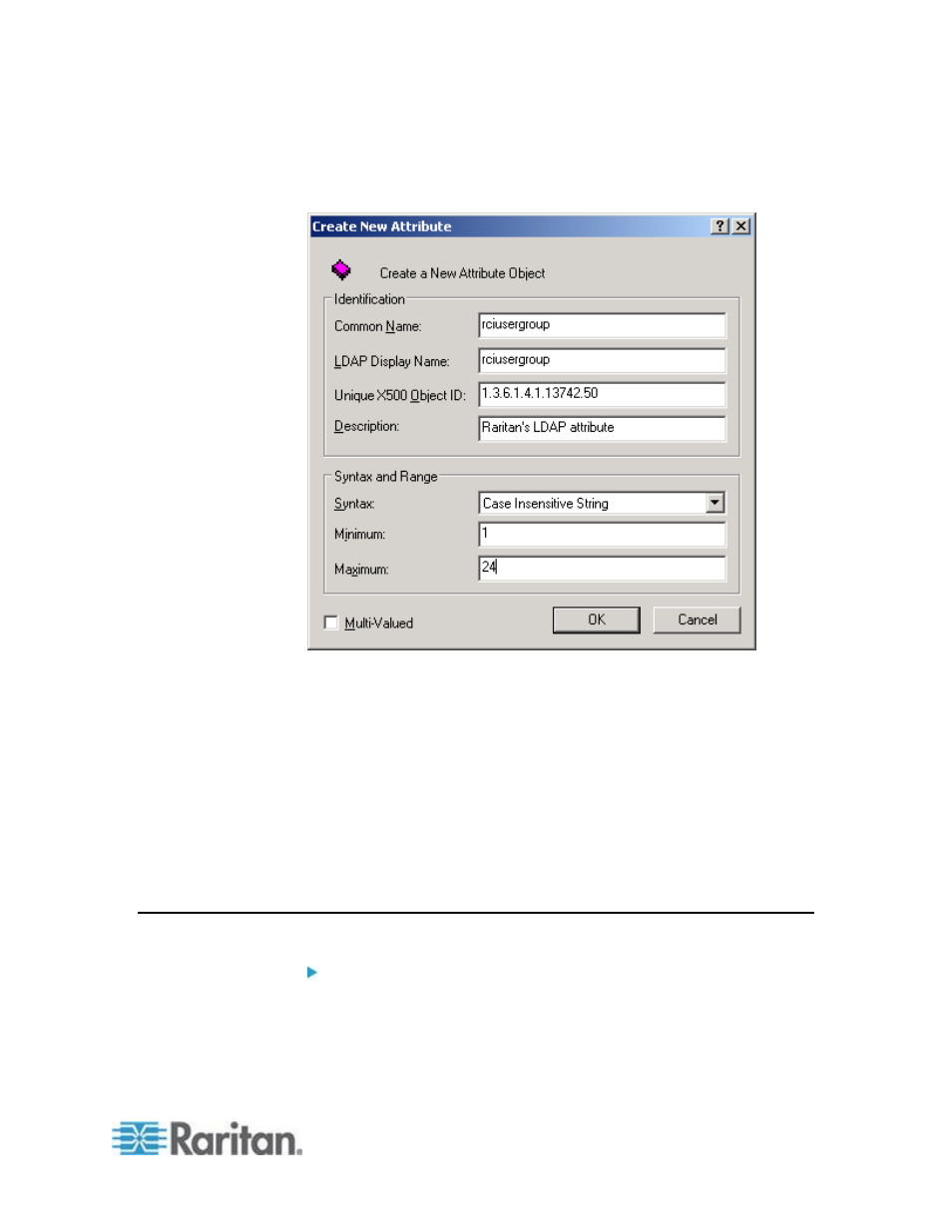 Adding attributes to the class | Raritan Computer DOMINION KSX II User Manual | Page 307 / 362