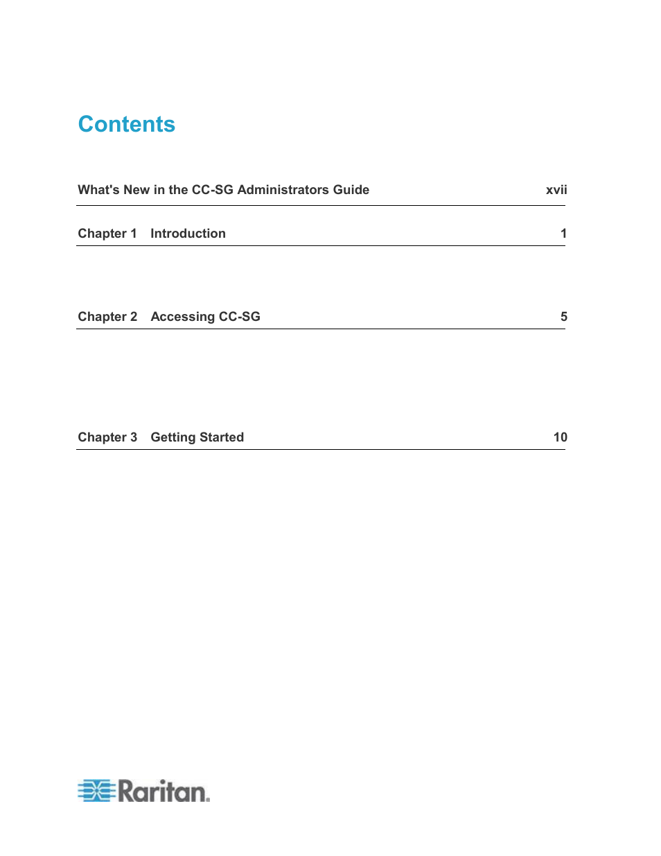Raritan Computer CCA-0N-V5.1-E User Manual | Page 3 / 420