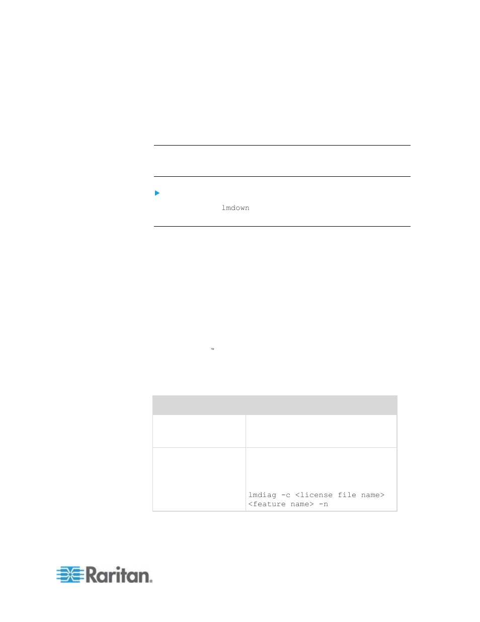 Restart license servers after an outage, Command line utilities for managing license server | Raritan Computer CCA-0N-V5.1-E User Manual | Page 43 / 420