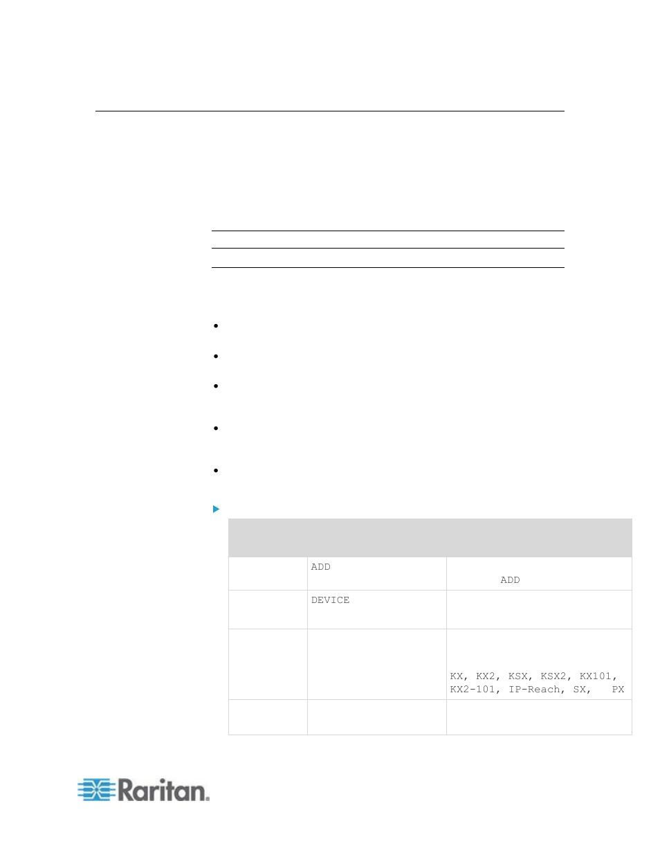 Adding devices with csv file import, Devices csv file requirements | Raritan Computer CCA-0N-V5.1-E User Manual | Page 95 / 420