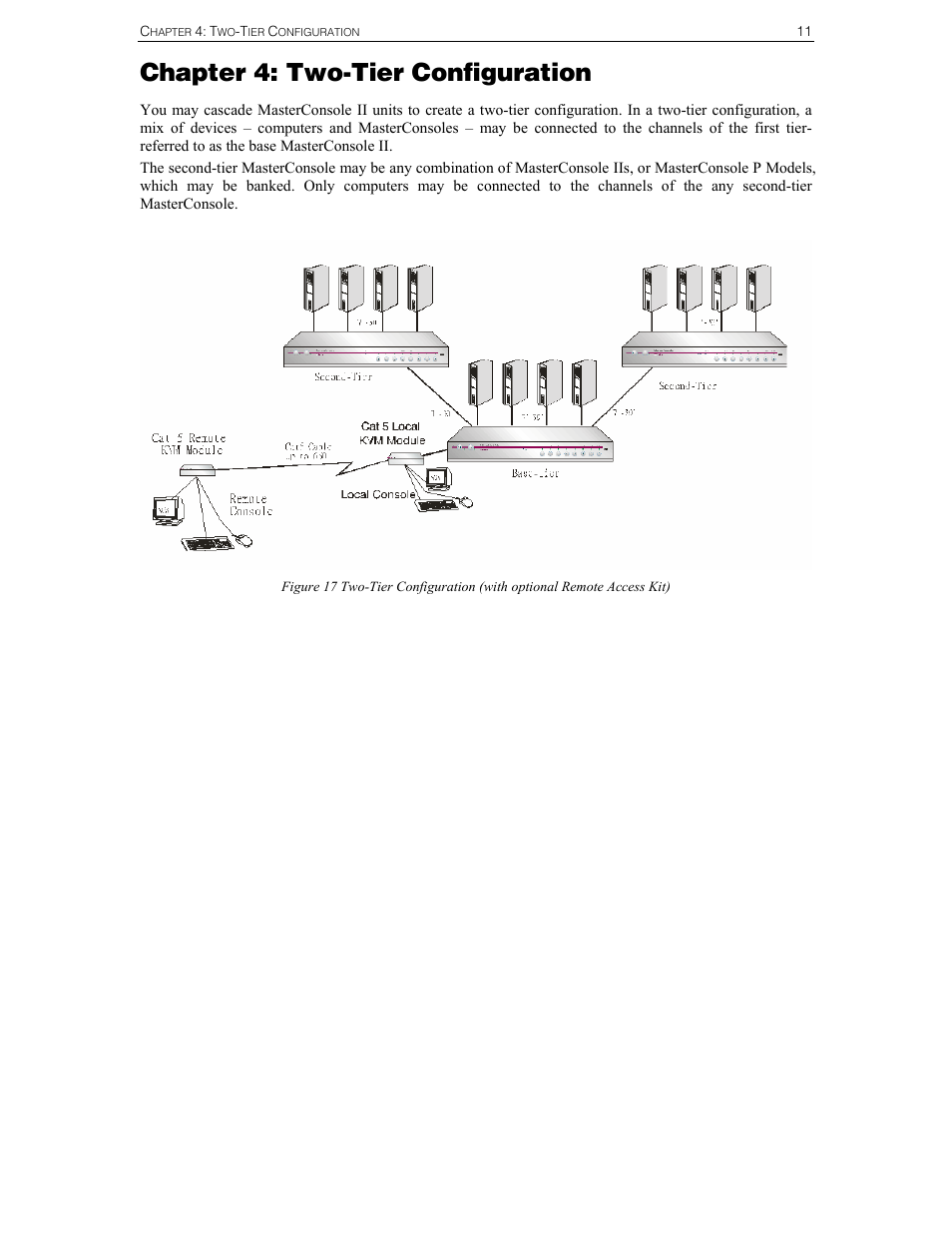 Chapter 4: two-tier configuration | Raritan Computer MCC4 User Manual | Page 19 / 42