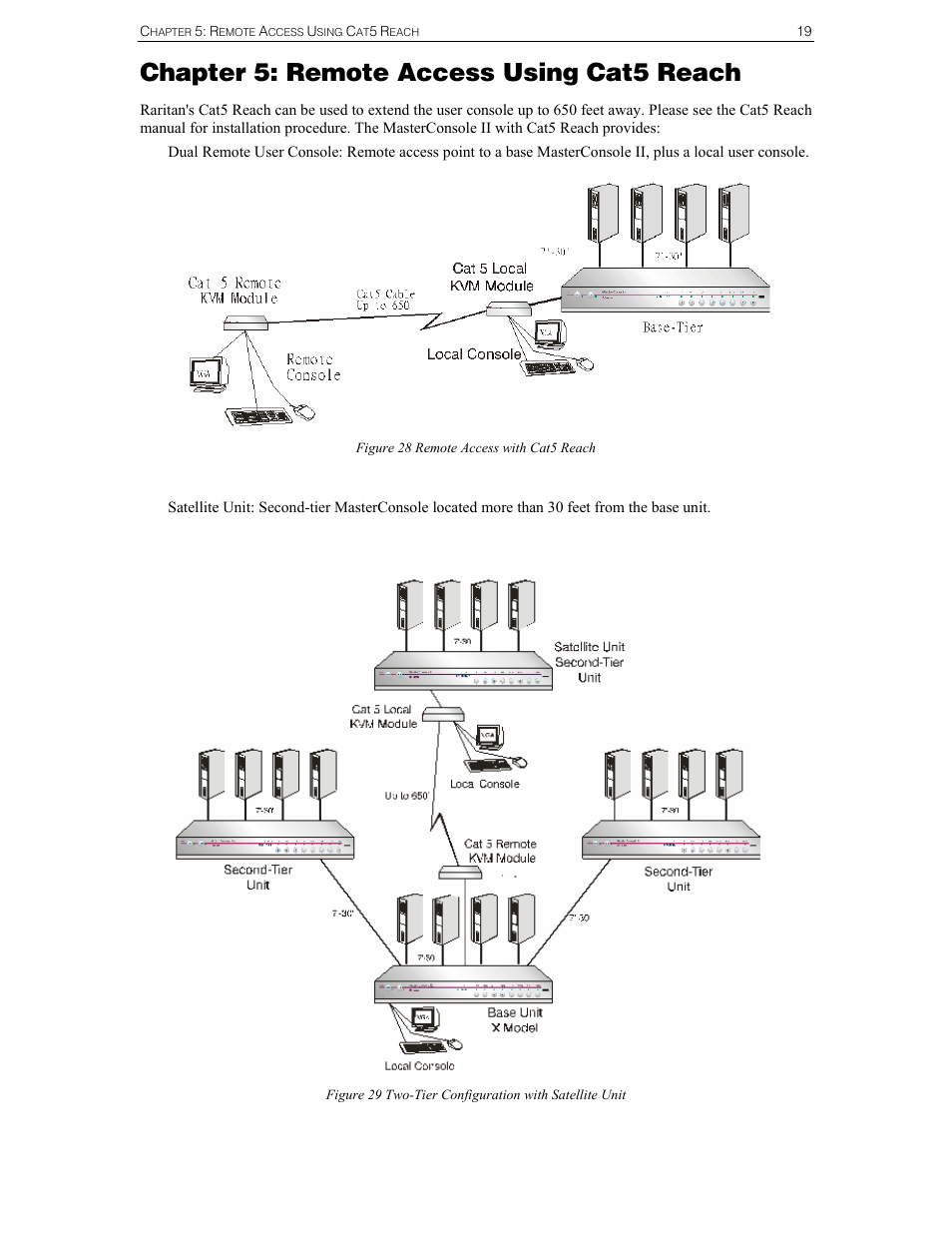 Chapter 5: remote access using cat5 reach | Raritan Computer MCC4 User Manual | Page 27 / 42