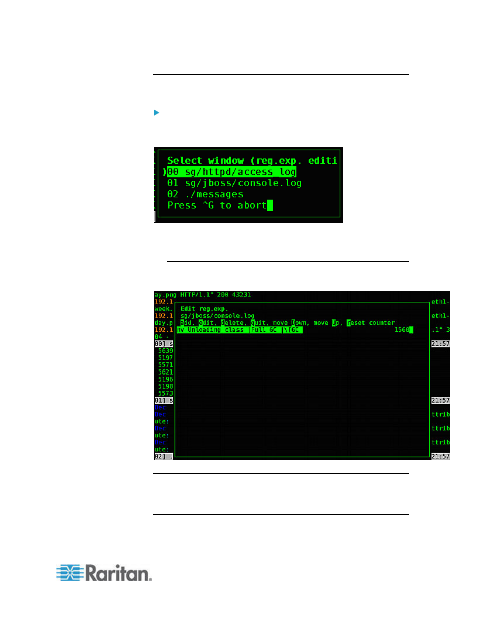 Restart cc-sg with diagnostic console | Raritan Computer Home Security System User Manual | Page 301 / 384