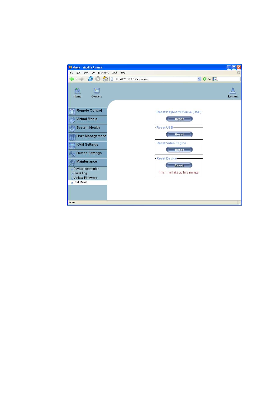 Unit reset | Raritan Computer Raritan ASMI G4 User Manual | Page 97 / 115