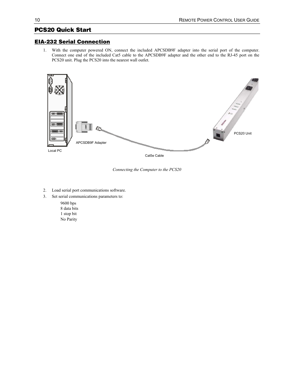 Pcs20 quick start | Raritan Computer PCS12 User Manual | Page 20 / 43