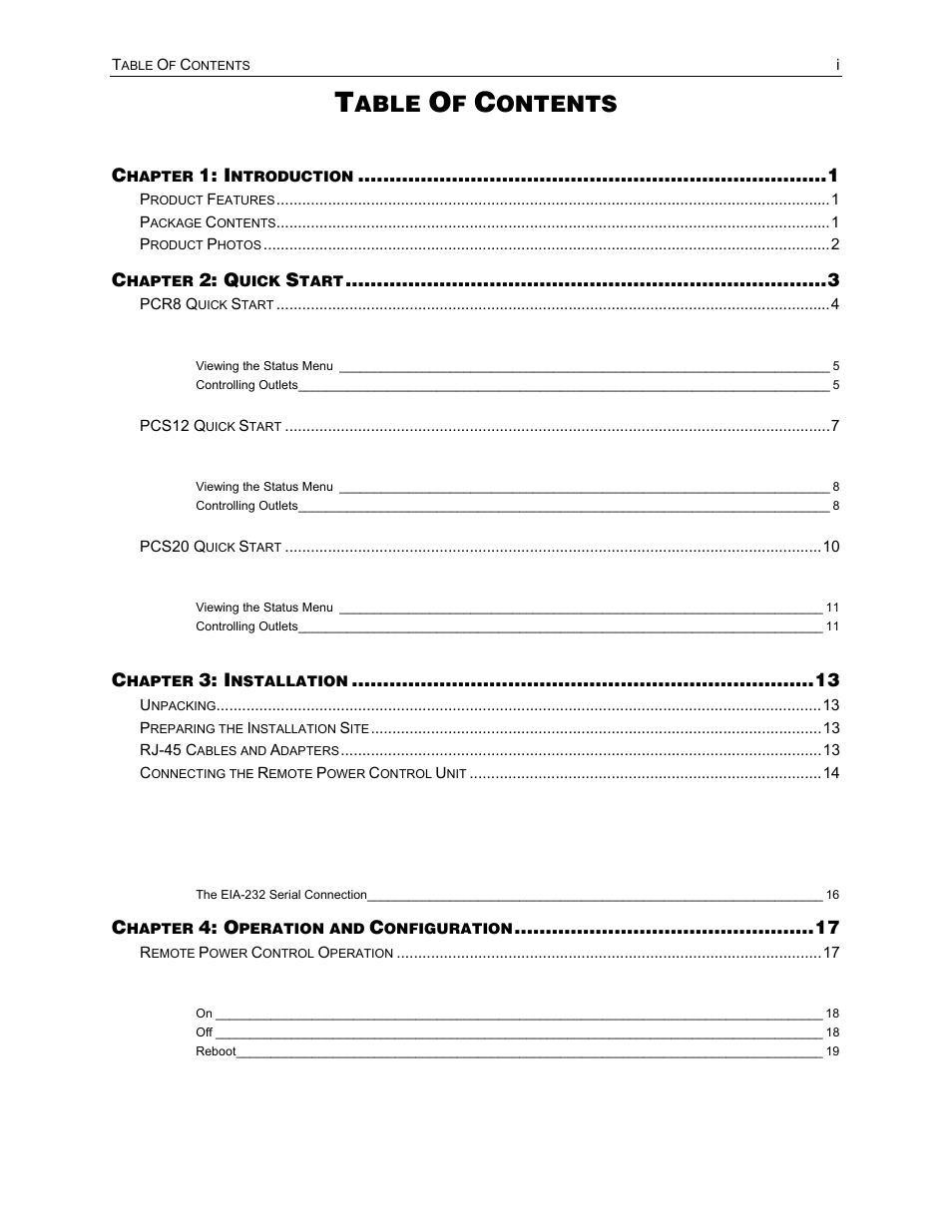 Able, Ontents | Raritan Computer PCS12 User Manual | Page 7 / 43