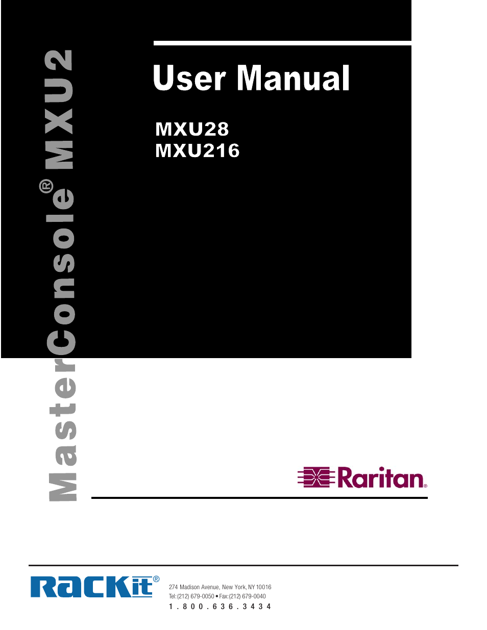 Raritan Computer MXU2 User Manual | 40 pages