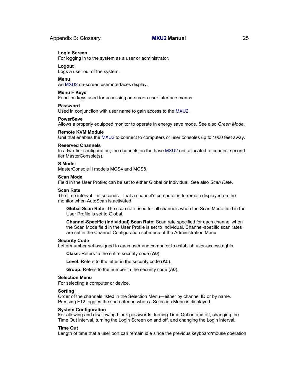 Raritan Computer MXU2 User Manual | Page 35 / 40