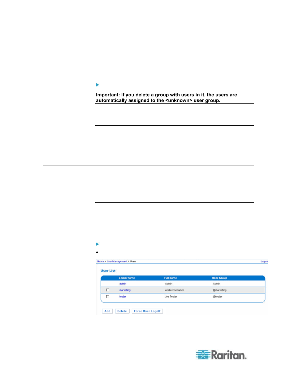 Users | Raritan Computer DKSXII-V2.3.0-0D-E User Manual | Page 130 / 362