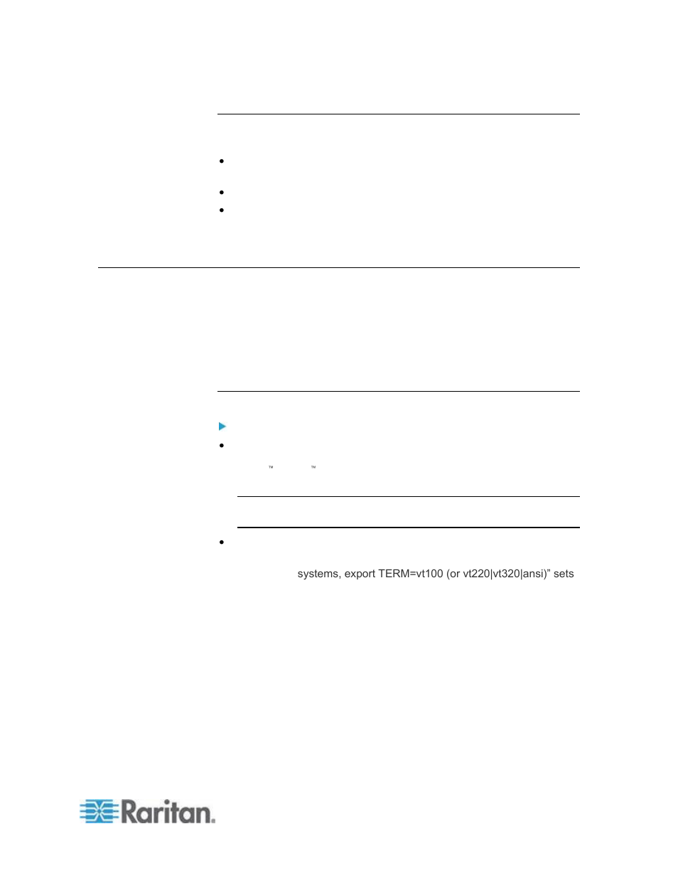 Target connections and the cli | Raritan Computer DKSXII-V2.3.0-0D-E User Manual | Page 245 / 362