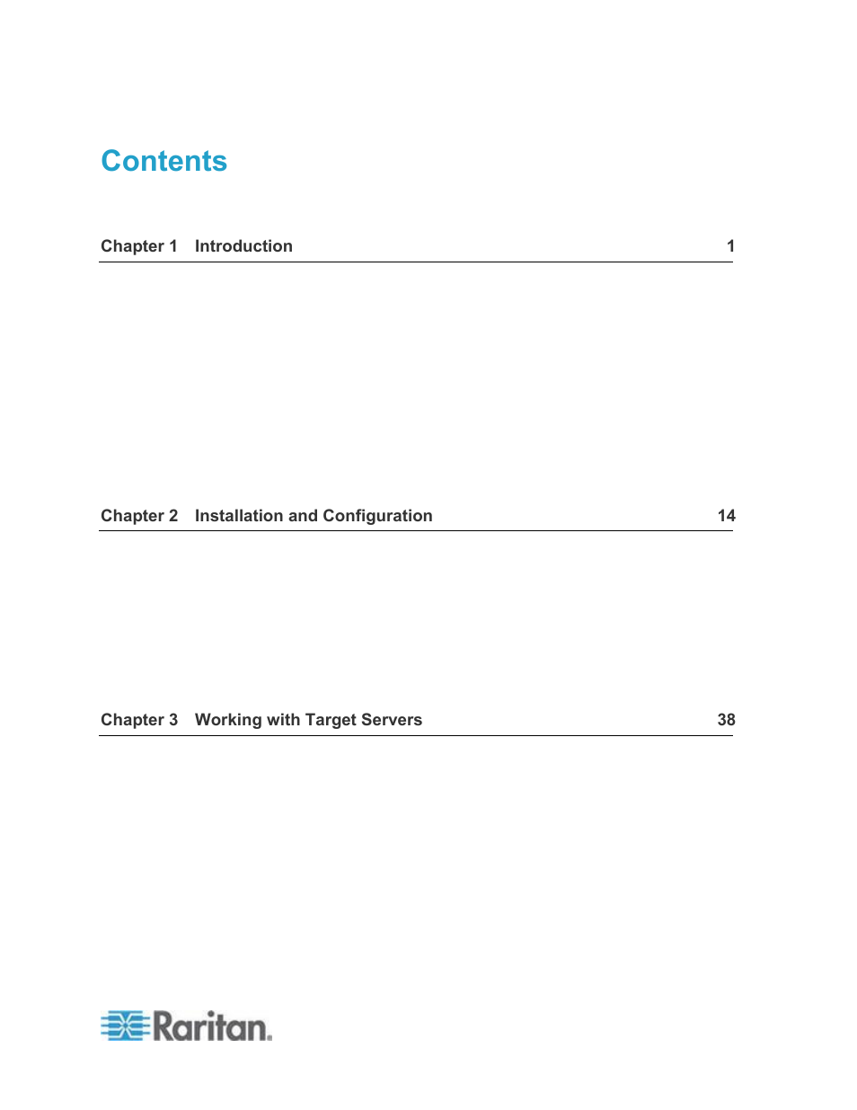 Raritan Computer DKSXII-V2.3.0-0D-E User Manual | Page 3 / 362