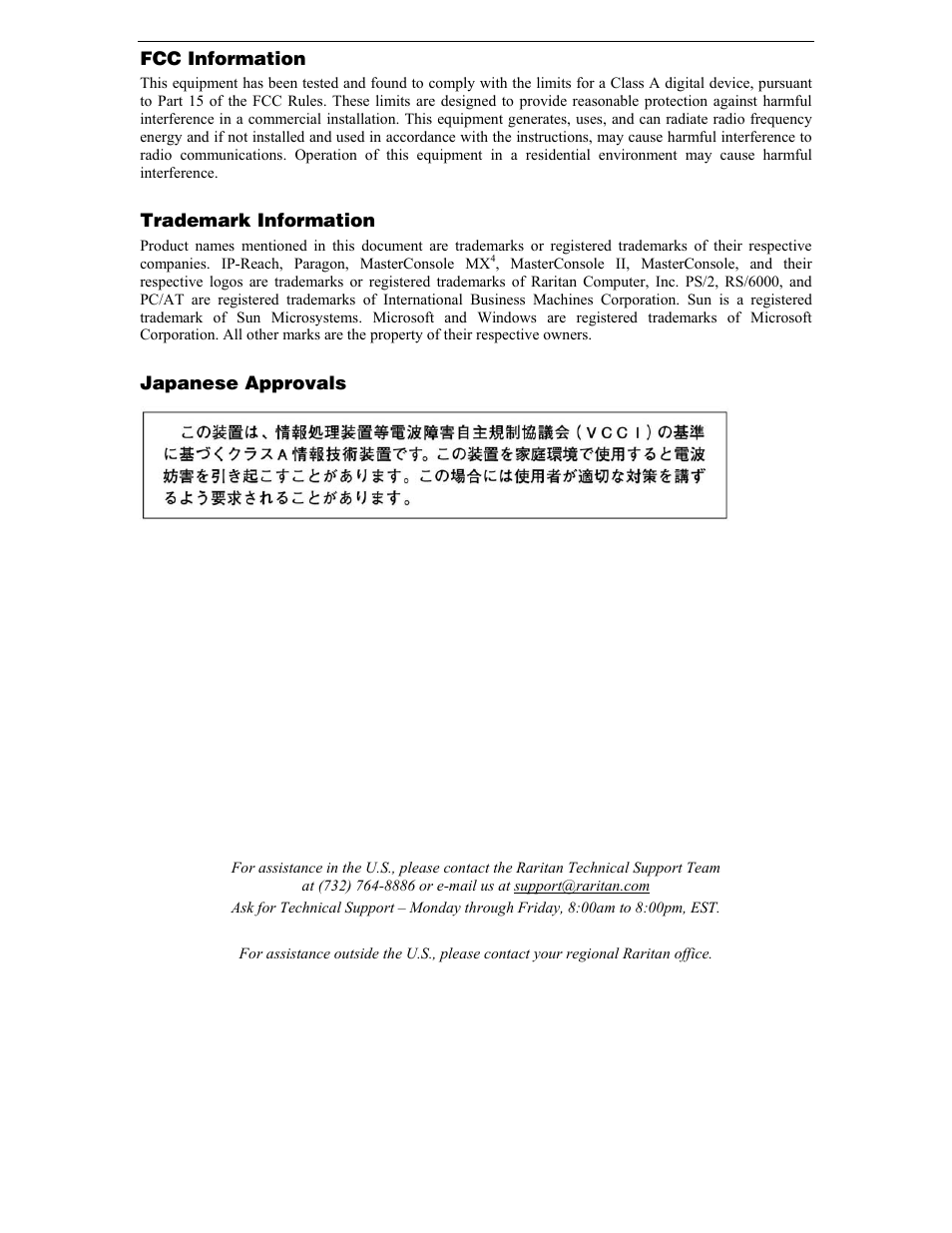 Raritan Computer Raritan TeleReach TR361 User Manual | Page 3 / 84