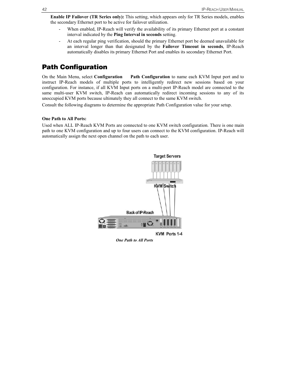 Path configuration | Raritan Computer Raritan TeleReach TR361 User Manual | Page 50 / 84