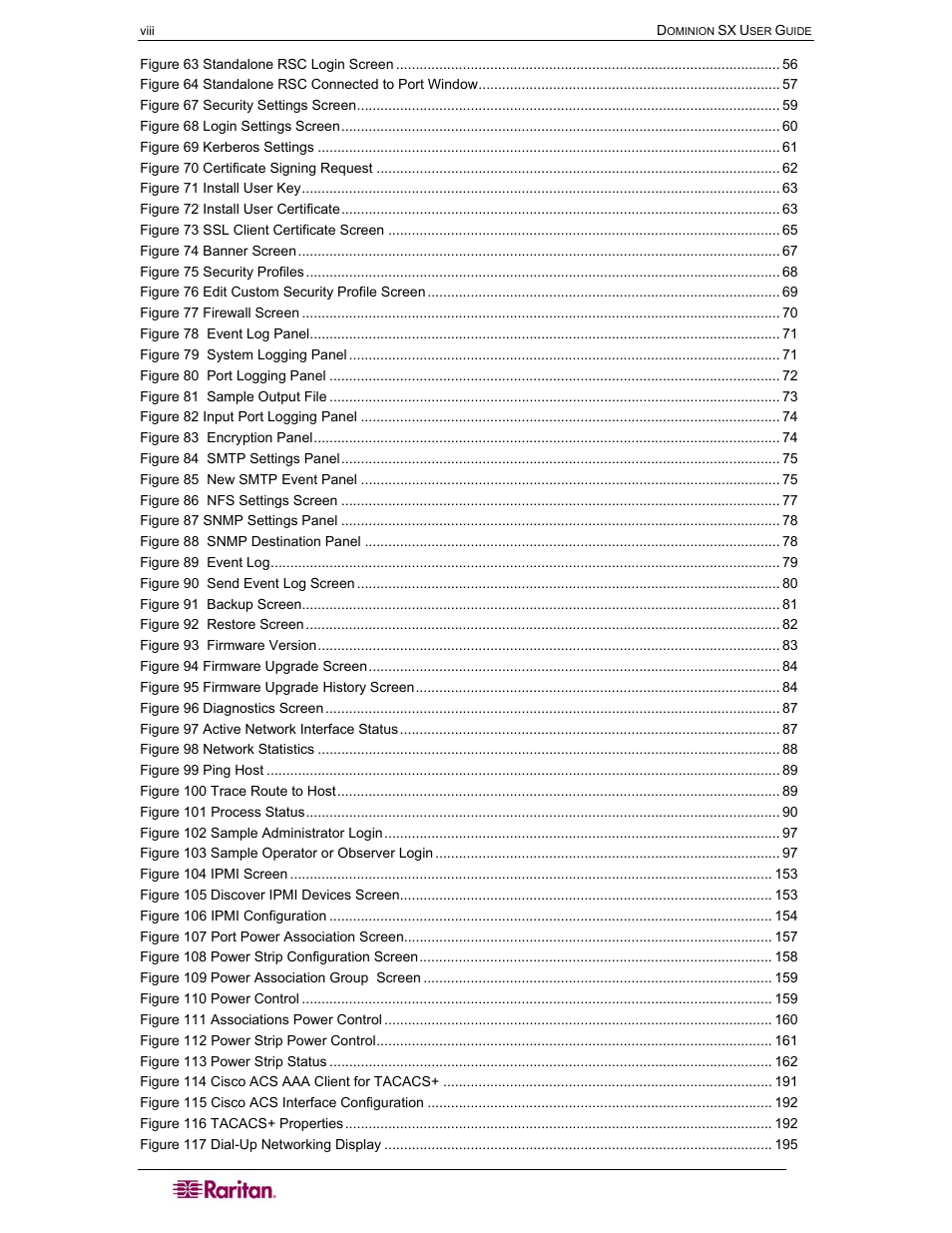 Raritan Computer SX User Manual | Page 12 / 226