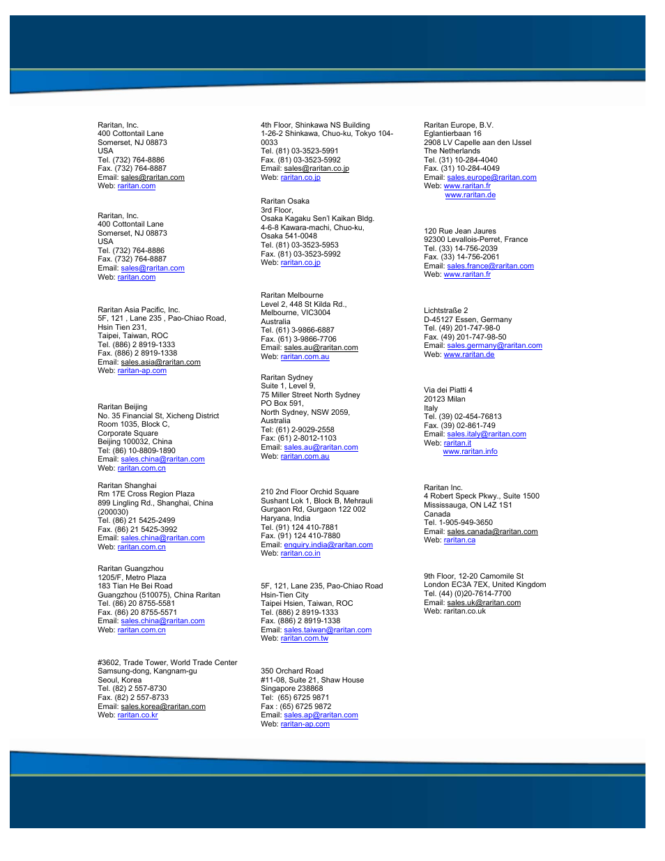 Raritan Computer SX User Manual | Page 226 / 226