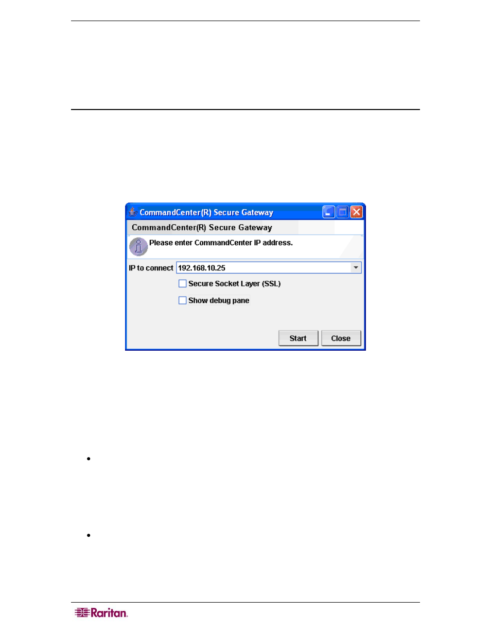 Thick client access, Install the thick client | Raritan Computer CC-SG User Manual | Page 18 / 258