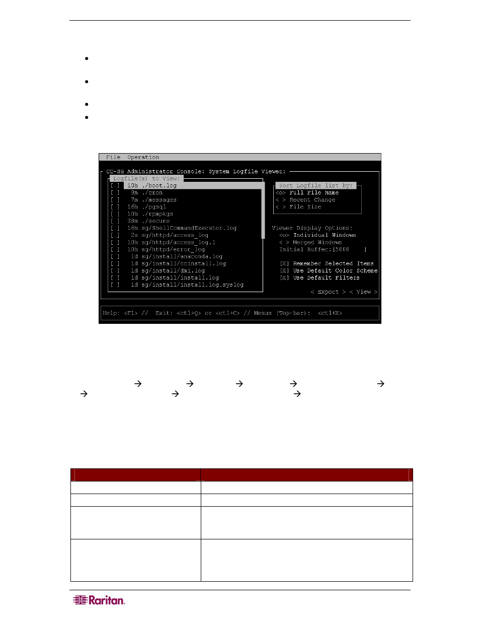 Figure 197 selecting log files to view | Raritan Computer CC-SG User Manual | Page 212 / 258