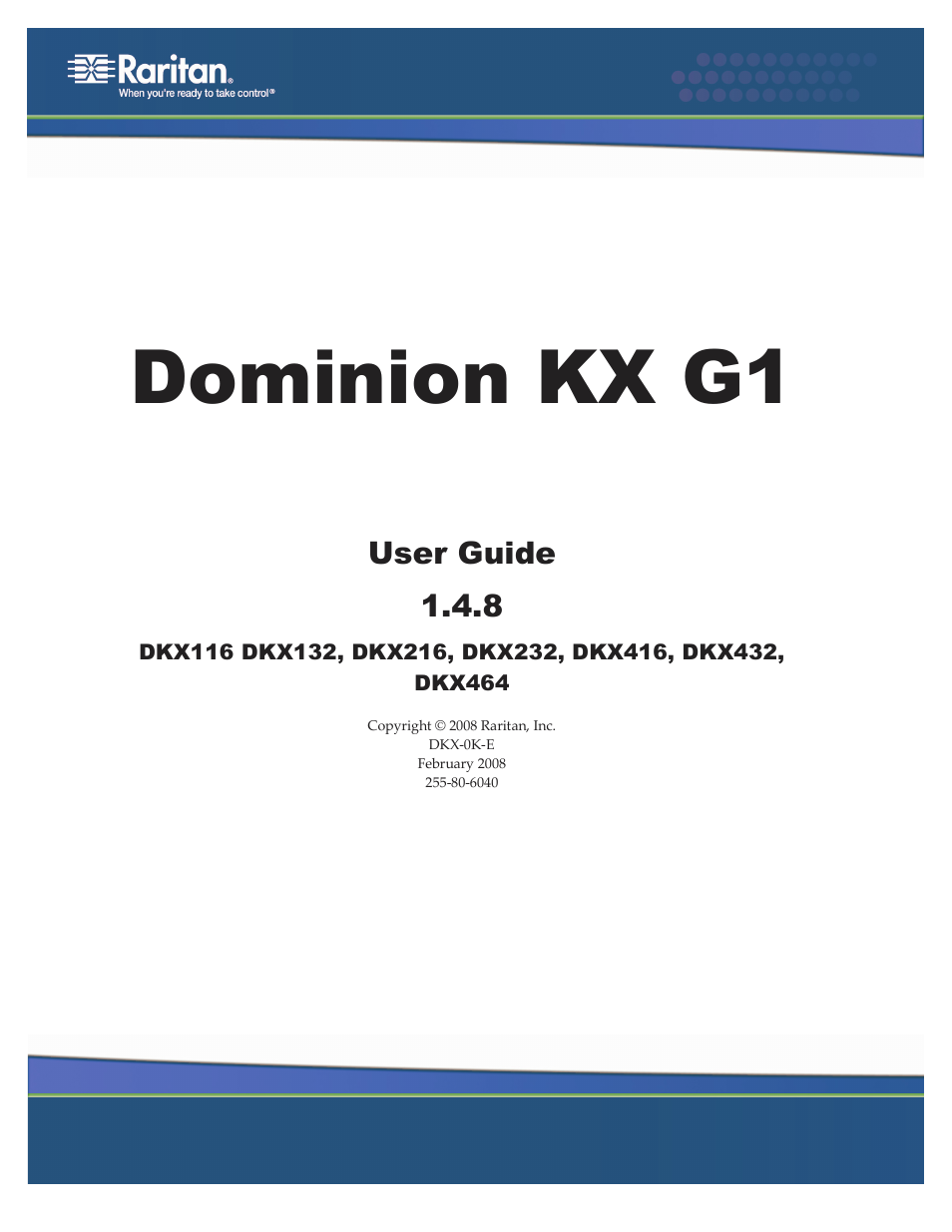 Raritan Computer DKX416 User Manual | 269 pages