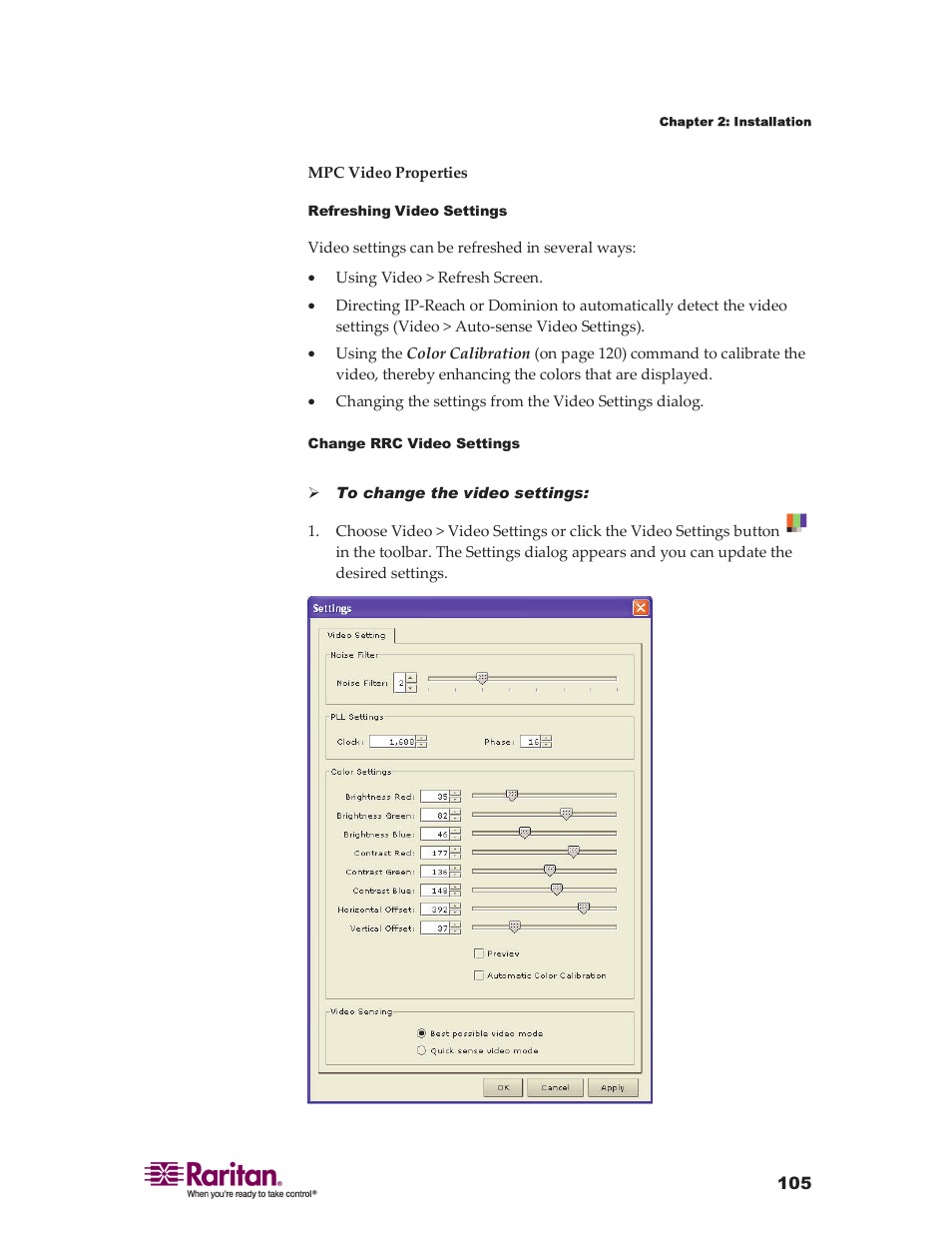 Raritan Computer DKX416 User Manual | Page 115 / 269