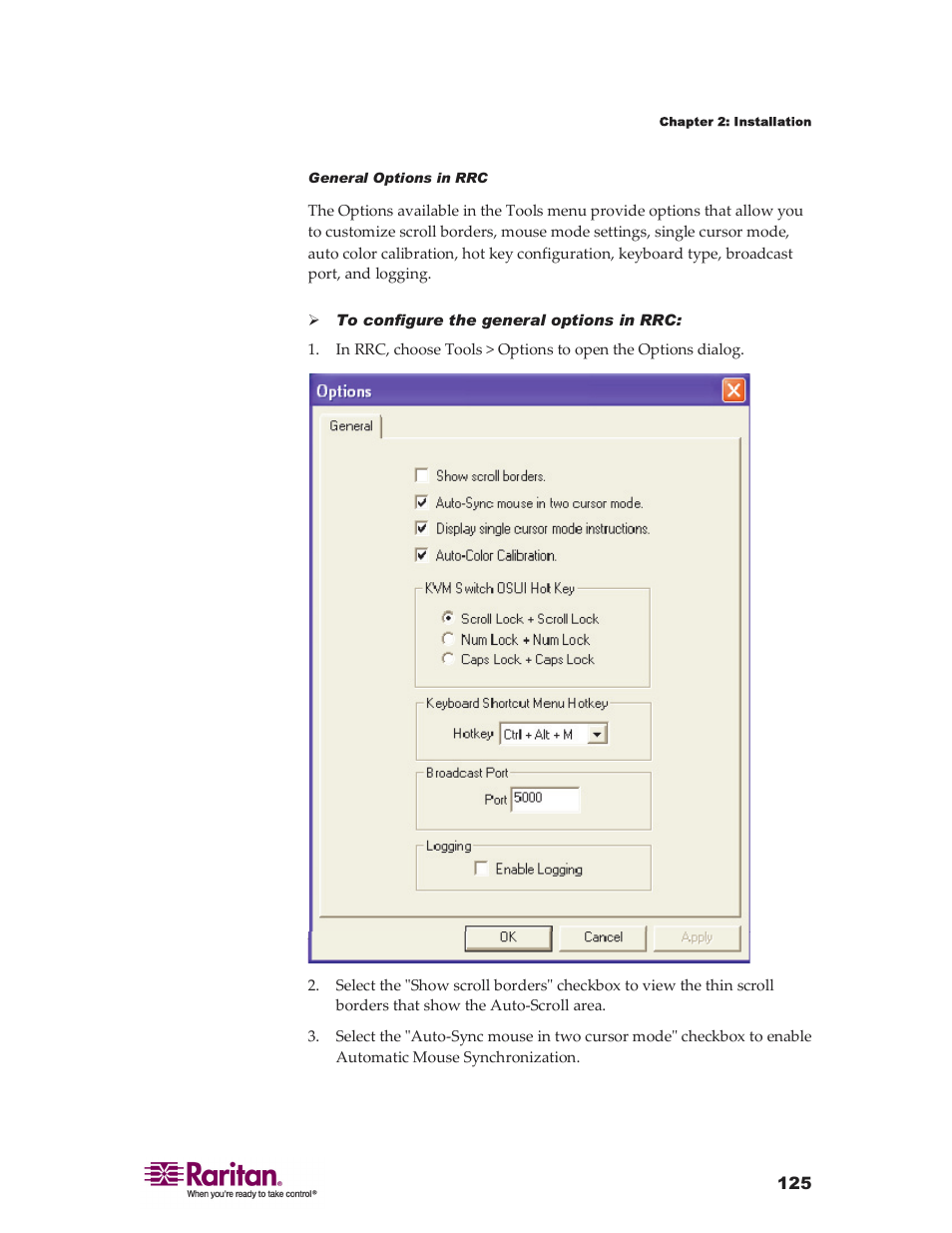 Raritan Computer DKX416 User Manual | Page 135 / 269