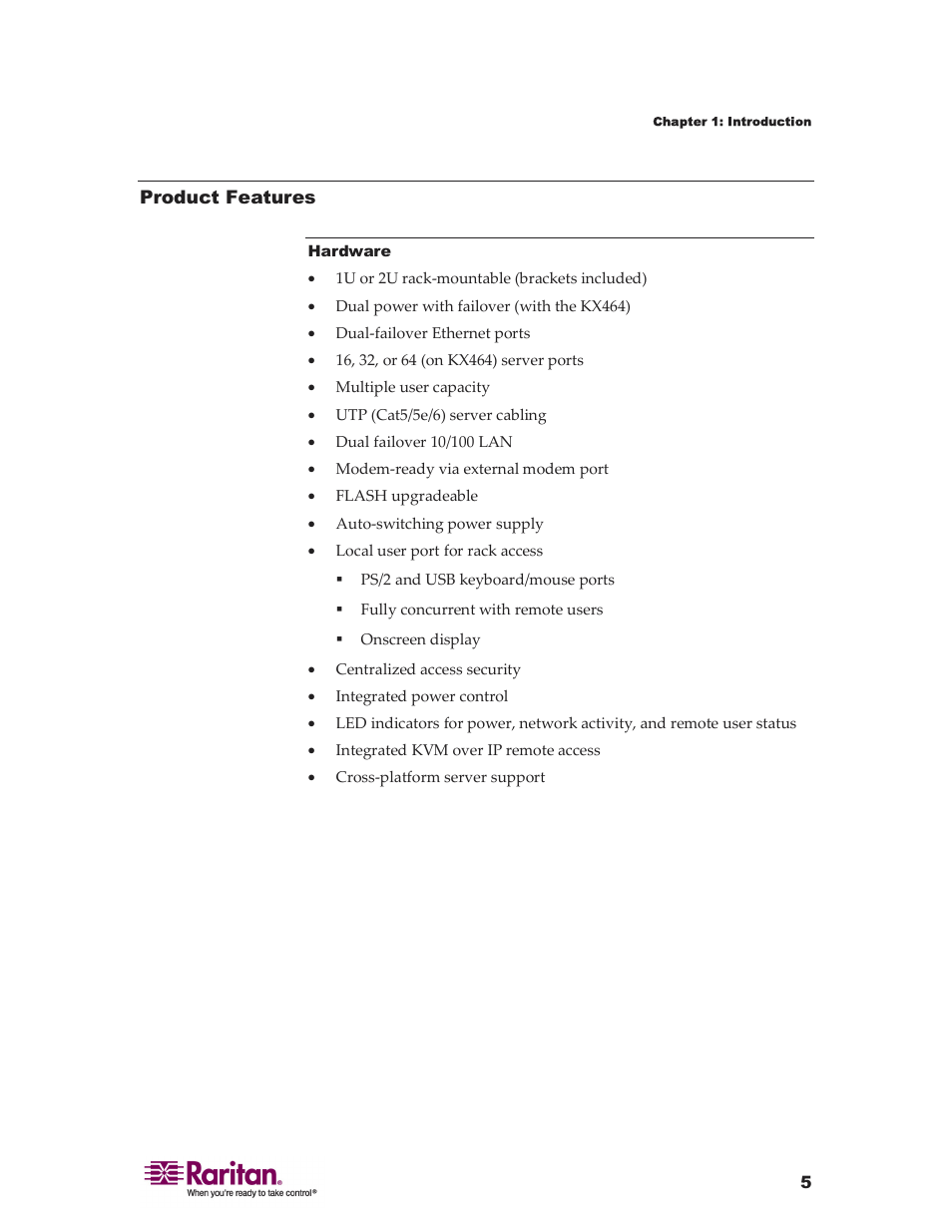 Raritan Computer DKX416 User Manual | Page 15 / 269