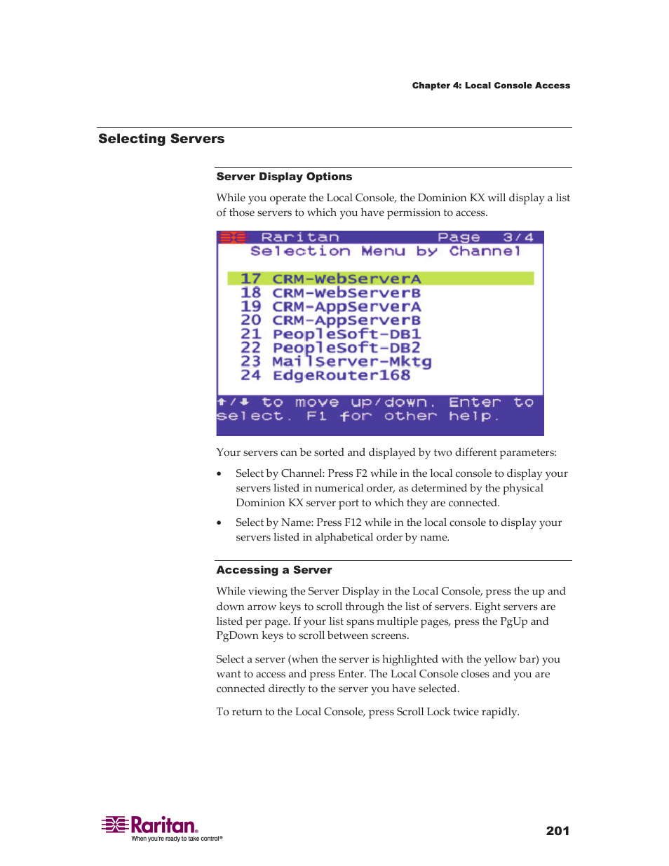 Raritan Computer DKX416 User Manual | Page 211 / 269