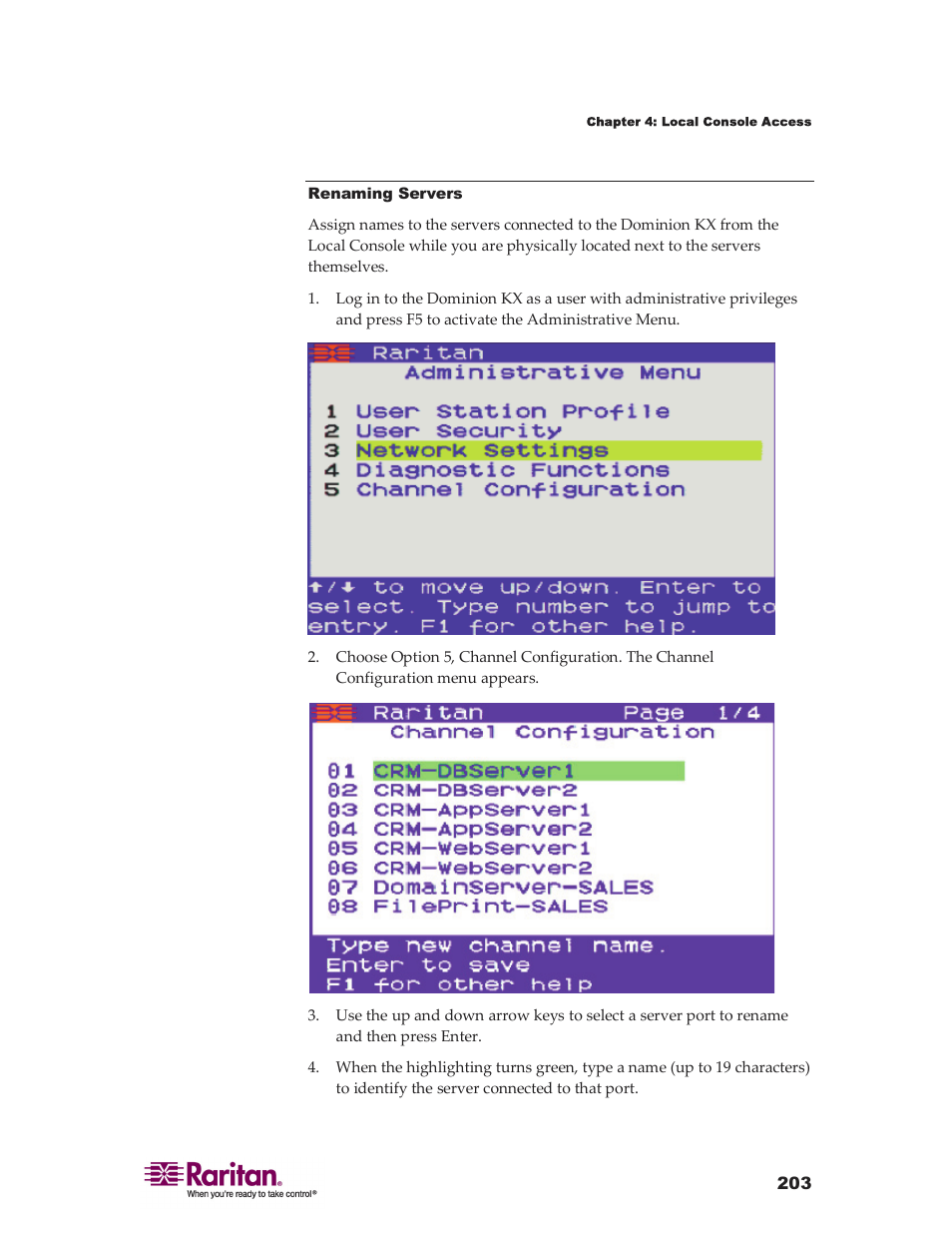 Raritan Computer DKX416 User Manual | Page 213 / 269