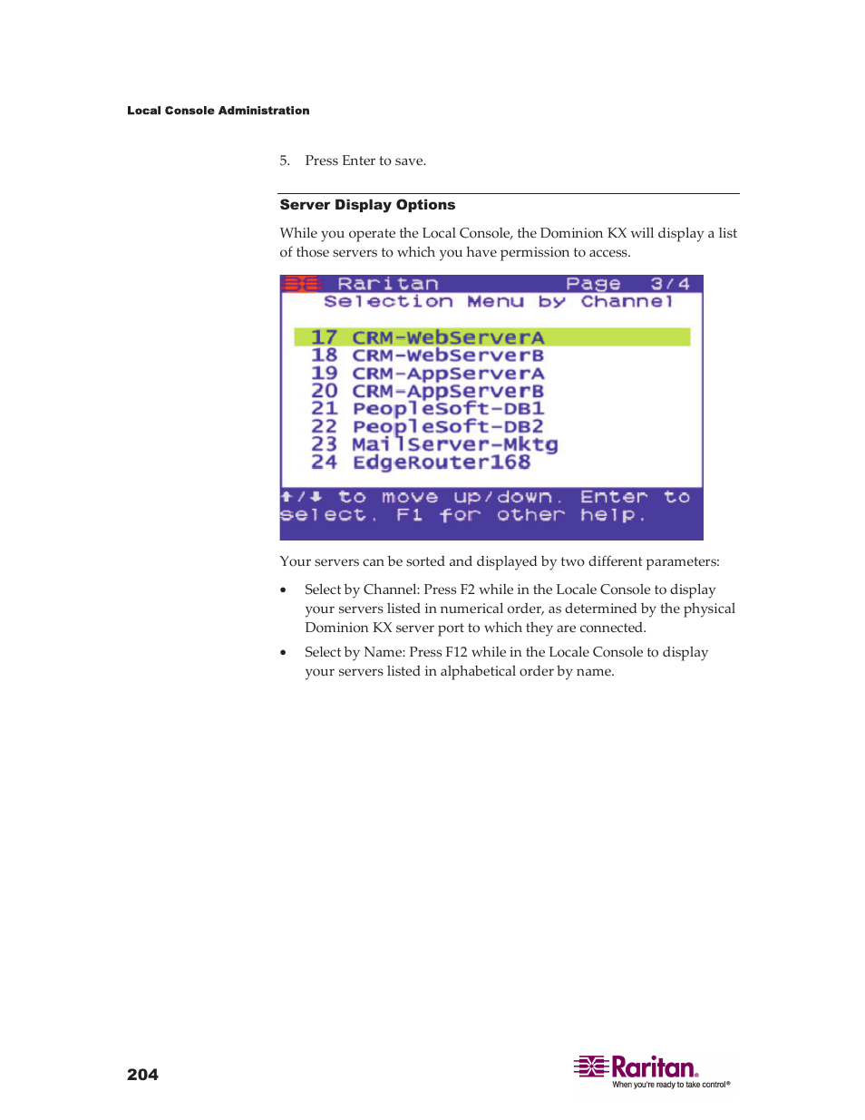 Raritan Computer DKX416 User Manual | Page 214 / 269