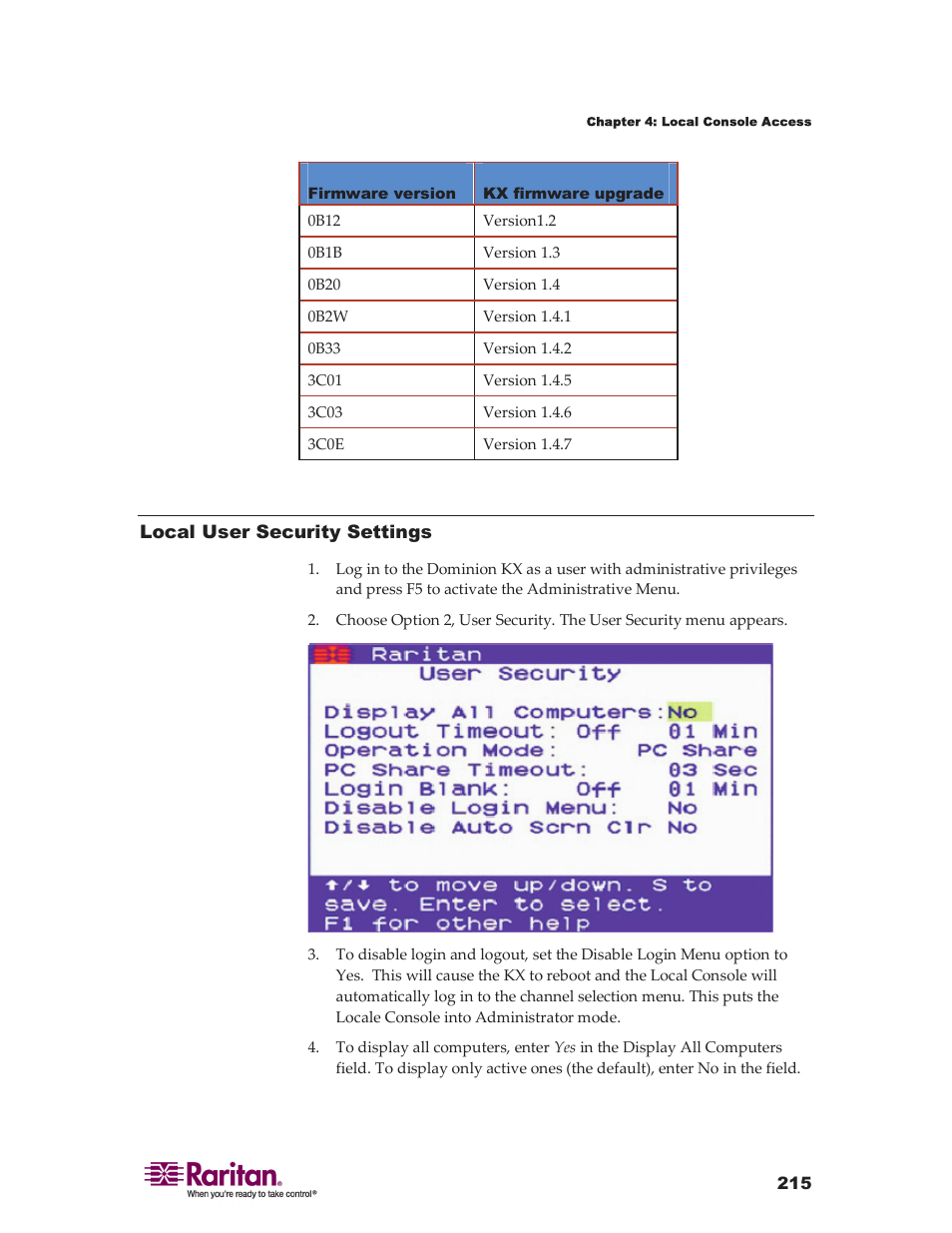 Raritan Computer DKX416 User Manual | Page 225 / 269