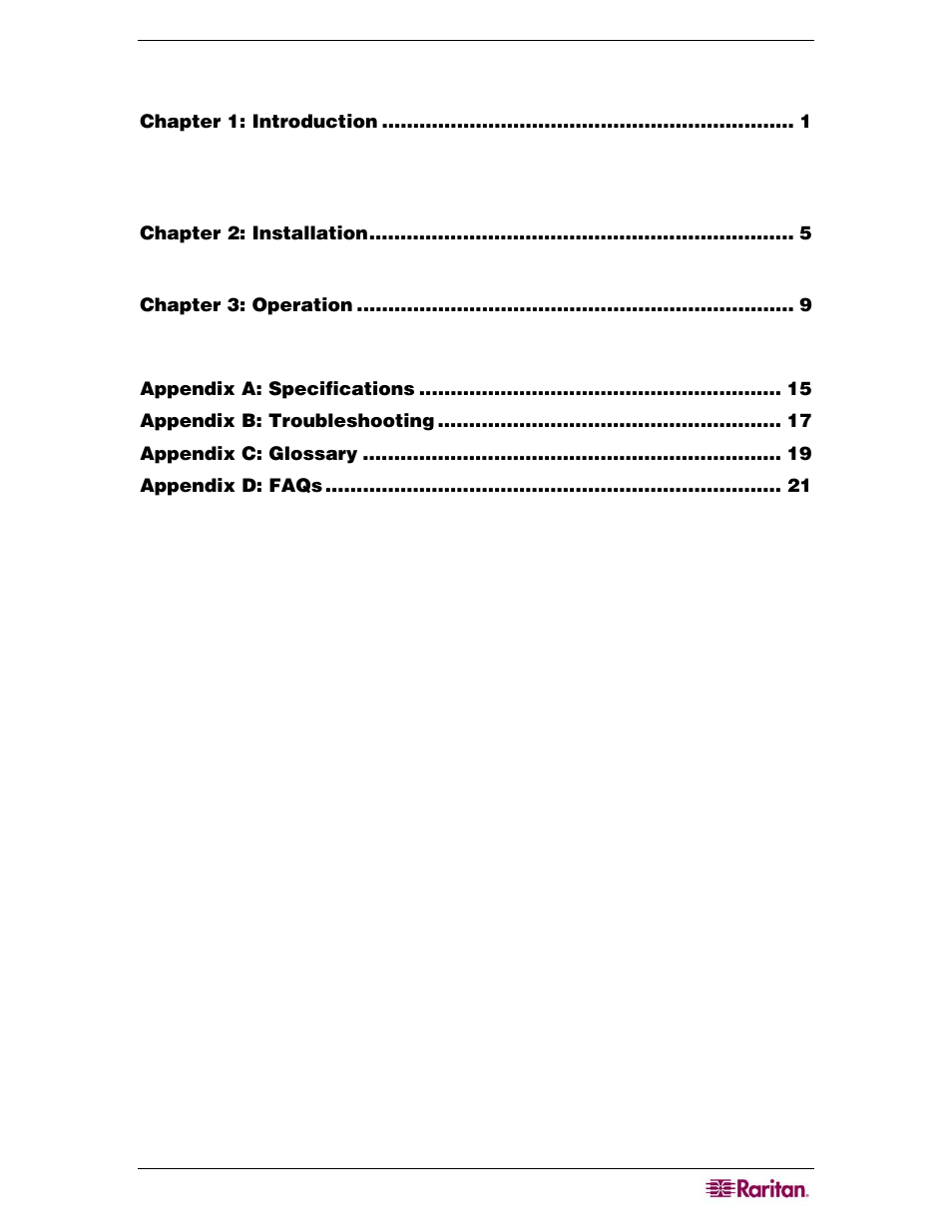 Raritan Computer MasterConsole Z User Manual | Page 5 / 34