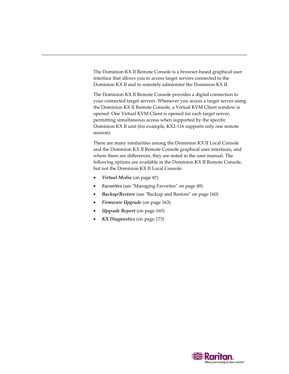 Raritan Computer DOMINION KX II DKX2-0E-E User Manual | Page 56 / 257