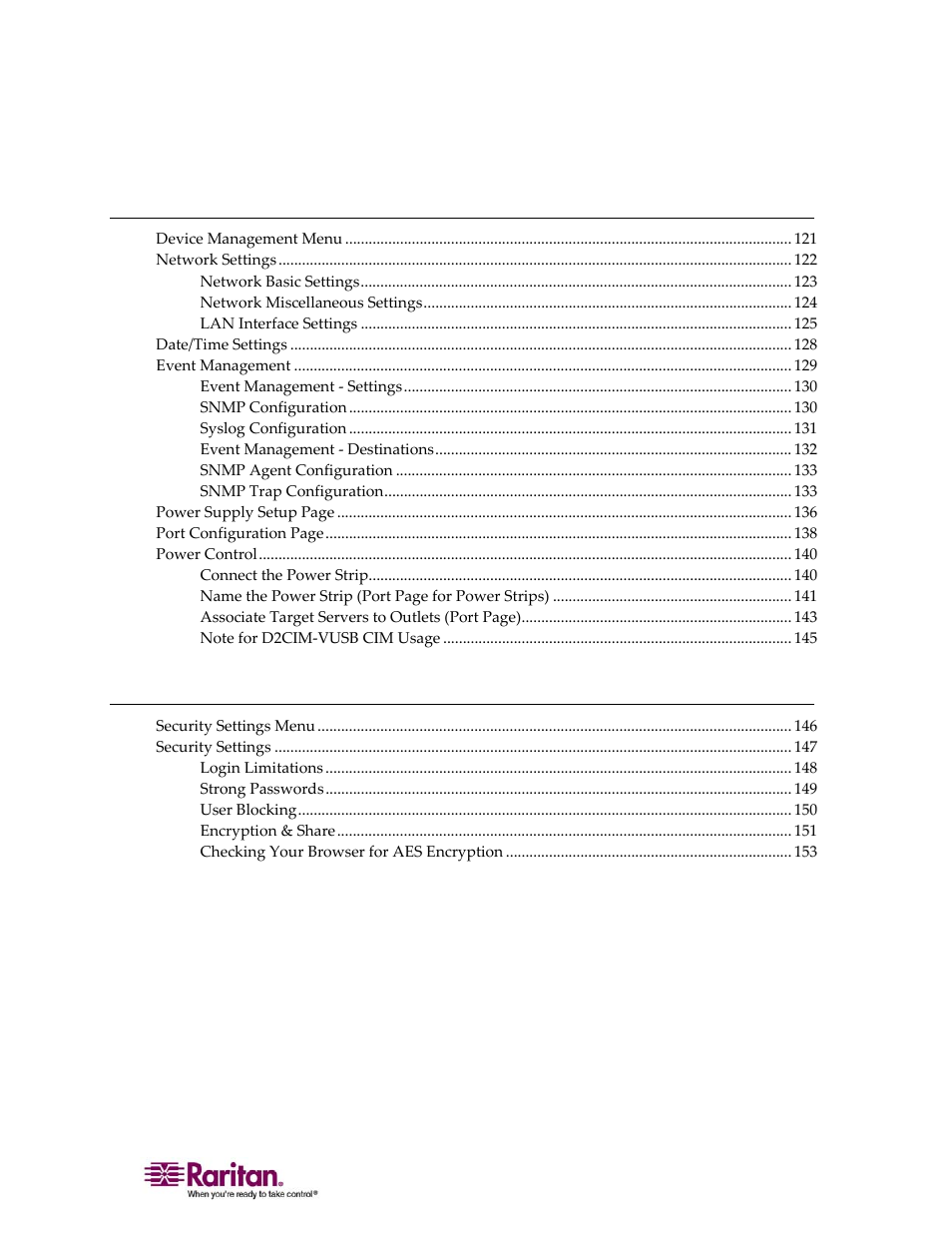 Raritan Computer DOMINION KX II DKX2-0E-E User Manual | Page 7 / 257