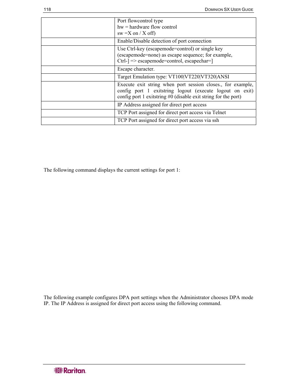 Raritan Computer DOMINION DSX-0N-E User Manual | Page 136 / 233