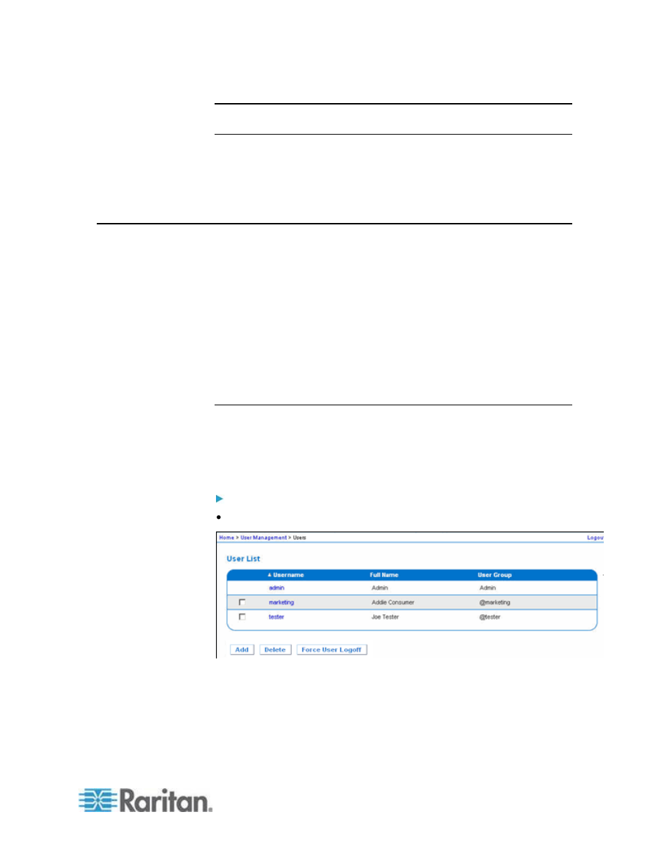 Users | Raritan Computer DKX2-V2.3.5-0N-E User Manual | Page 128 / 351