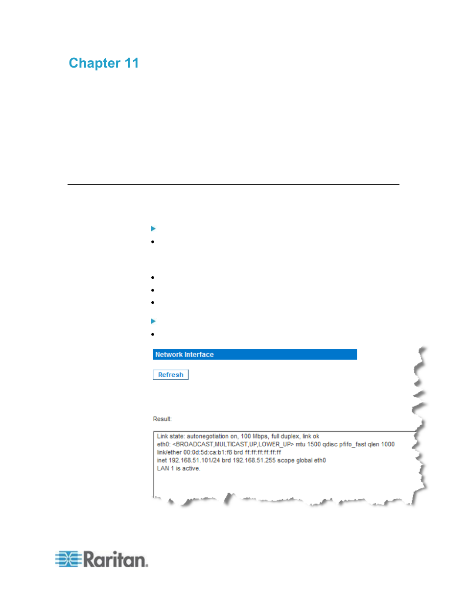 Chapter 11 diagnostics | Raritan Computer DKX2-V2.3.5-0N-E User Manual | Page 234 / 351