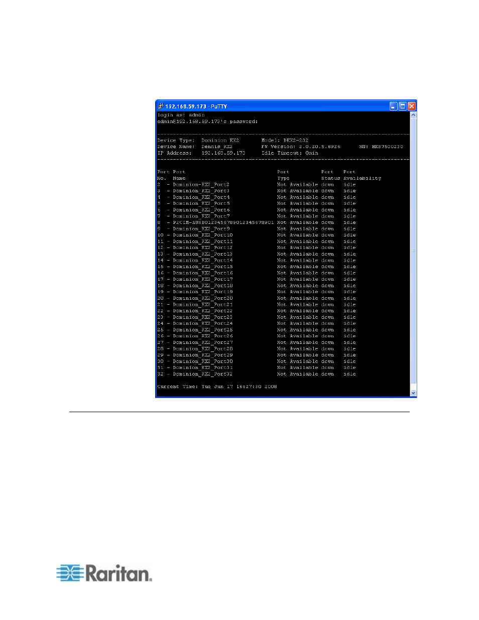 Navigation of the cli | Raritan Computer DKX2-V2.3.5-0N-E User Manual | Page 244 / 351