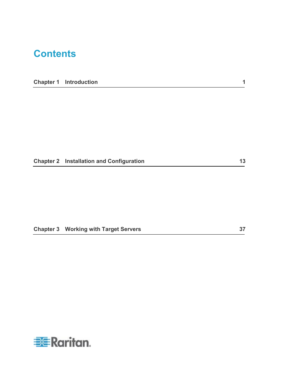 Raritan Computer DKX2-V2.3.5-0N-E User Manual | Page 3 / 351