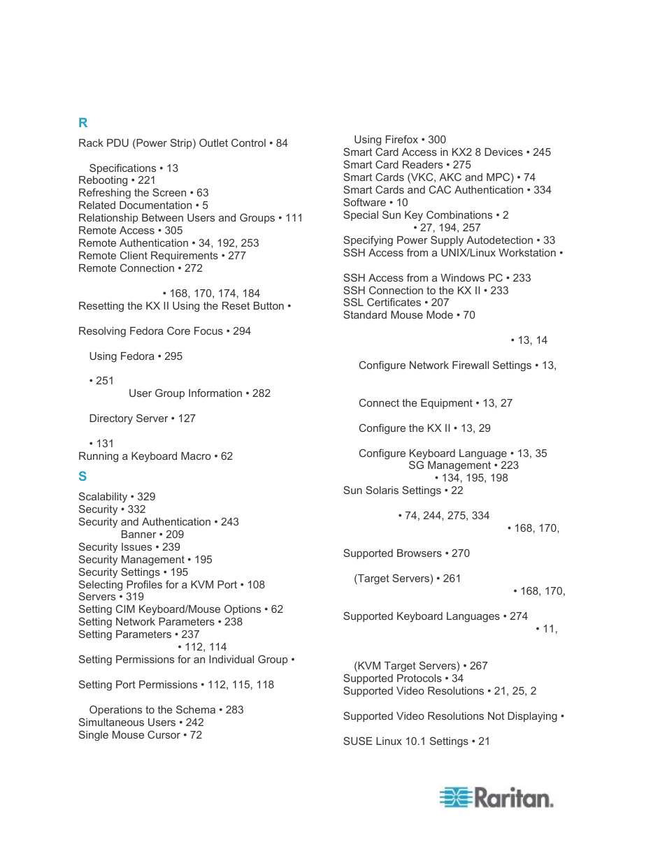 Raritan Computer DKX2-V2.3.5-0N-E User Manual | Page 349 / 351