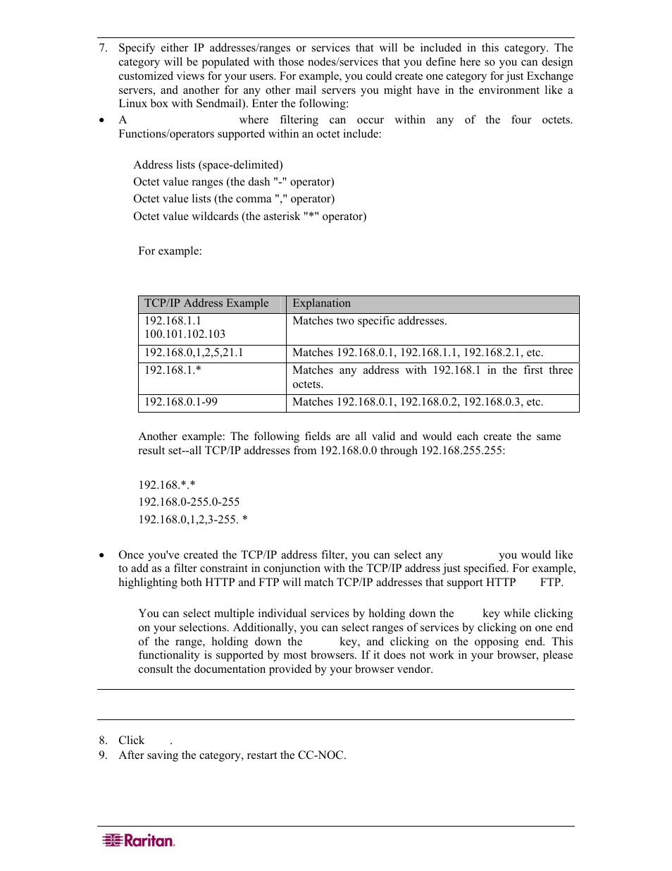 Raritan Computer COMMANDCENTER NOC User Manual | Page 110 / 156